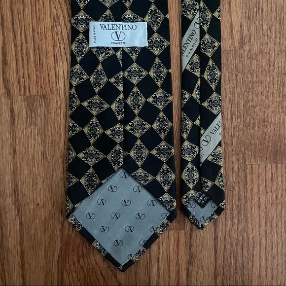 Valentino Cravatte silk tie hand made in Italy - Picture 7 of 13